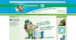 Desktop Screenshot of papiersachse.de